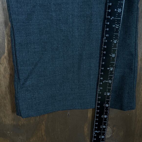Banana Republic Women Pants Charcoal Gray Martin Fit Lined Wool Blend Stretch 8P - Picture 9 of 12